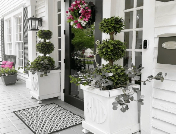 porch container gardening