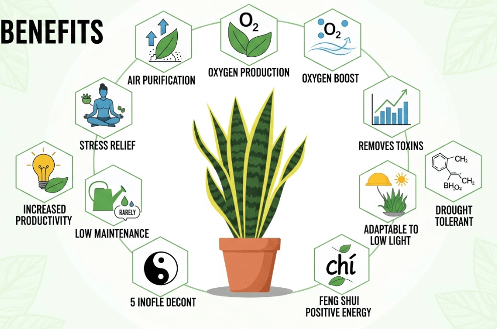 snake plant benefits