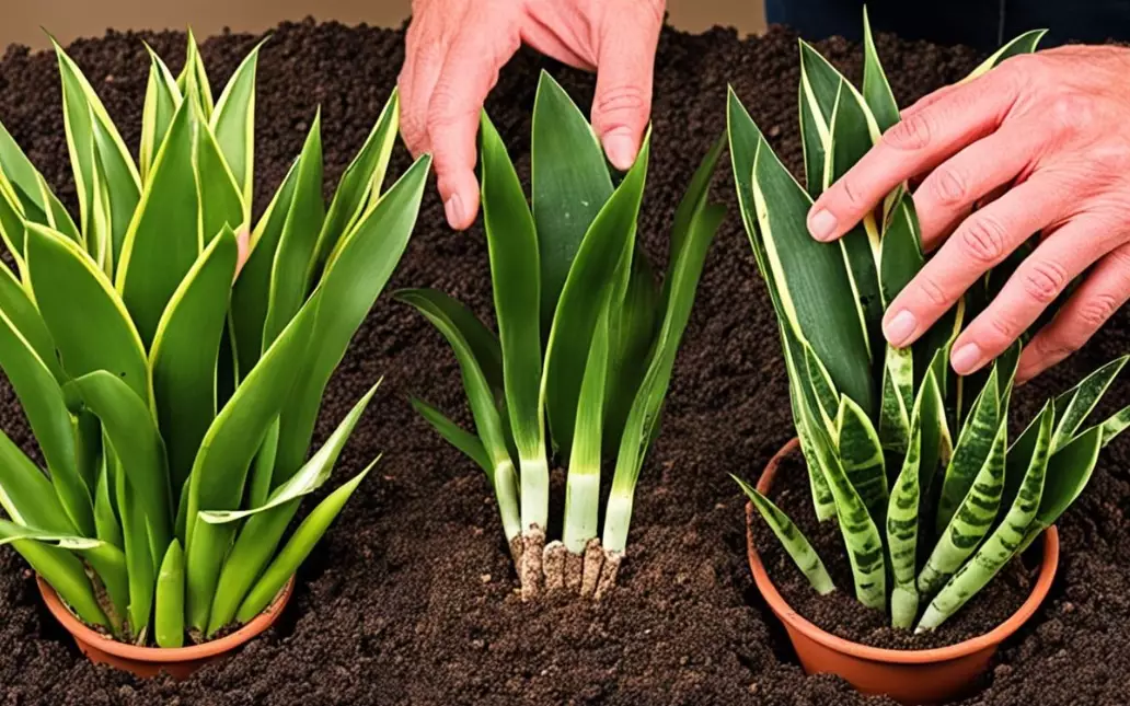 snake plant propagation