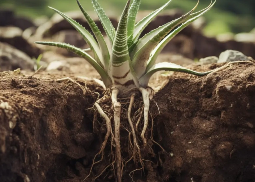 repotting aloe plant