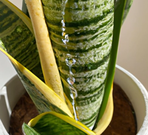 snake plant watering schedule